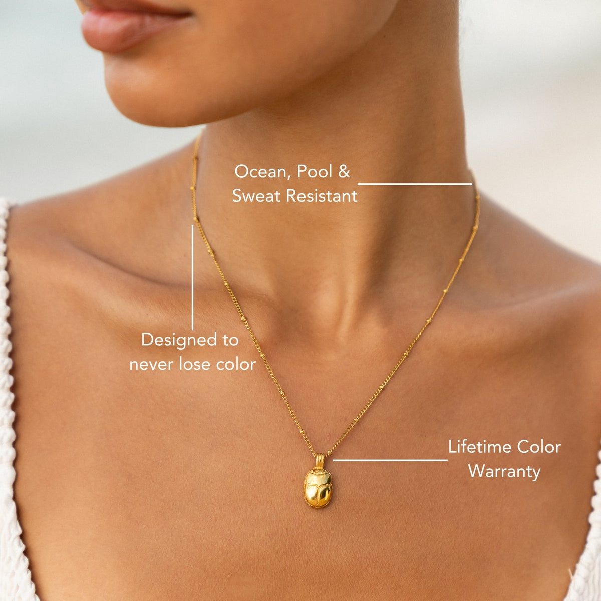 Collar de escarabajo