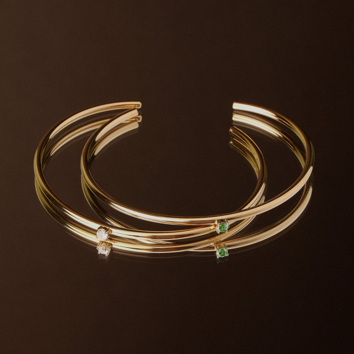 Brazalete solar delgado