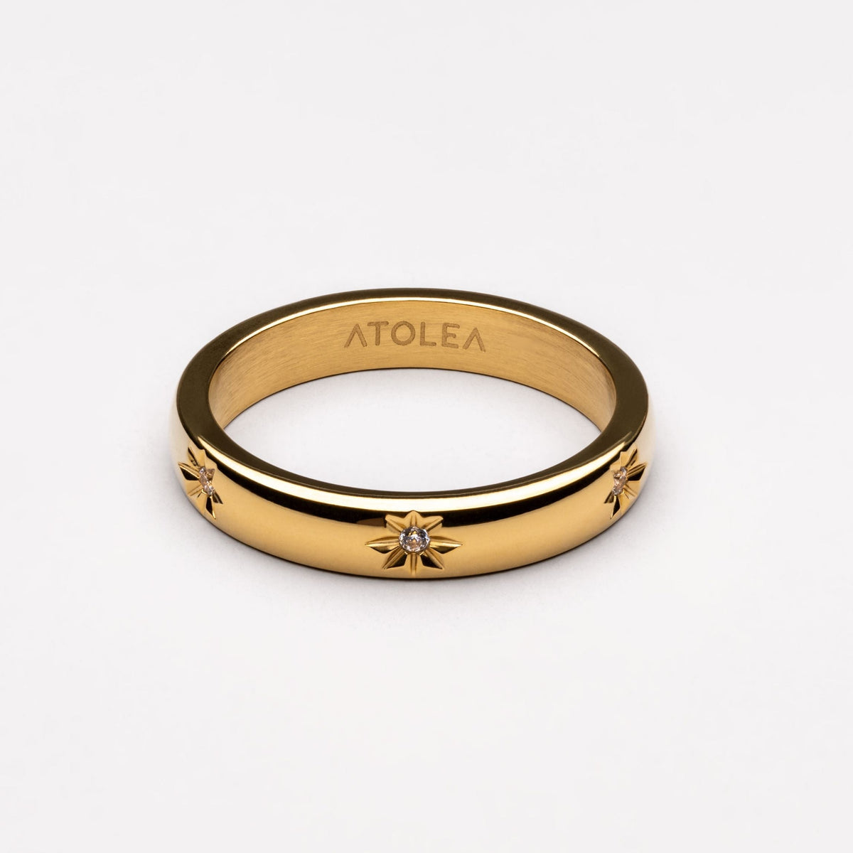 Anillo de banda brillante